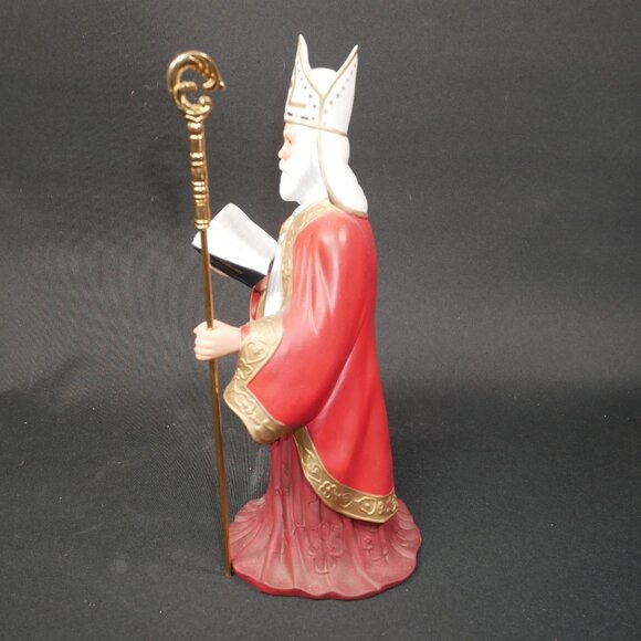 Lenox Saint Nicholas Porcelain Figurine Limited Edition Holiday Decor BJ293 - Picture 3 of 7